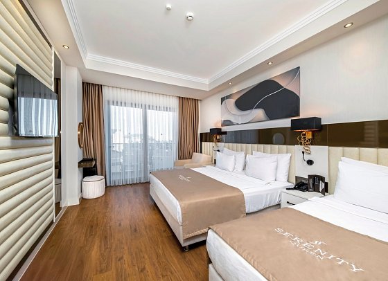 Serenity Queen Hotel - Wohnbeispiel Doppelzimmer Deluxe (Zimmercodierungen DD1 & DC2)
