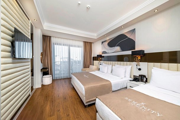 Serenity Queen Hotel - Wohnbeispiel Doppelzimmer Deluxe (Zimmercodierungen DD1 & DC2)