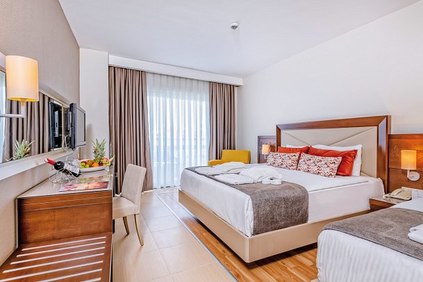 Leodikya Kirman Premium - Wohnbeispiel Doppelzimmer Landblick (Zimmercodierungen DBL & DCL)