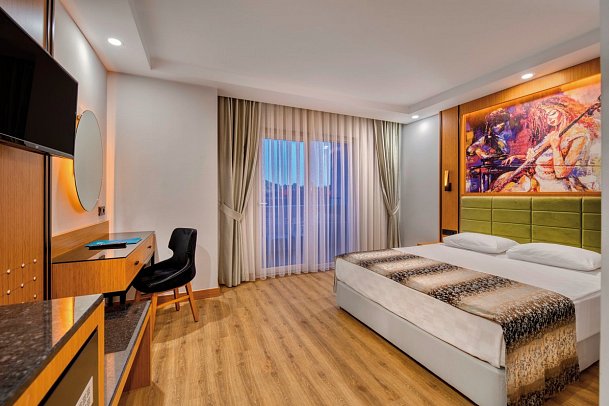 Sealife Buket Resort & Beach - Wohnbeispiel Doppelzimmer Economy Gartenblick (Zimmercodierung DEG)