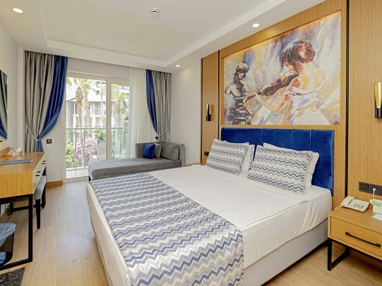 Sealife Buket Resort & Beach - Wohnbeispiel Doppelzimmer Gartenblick (Zimmercodierungen DBG & DCG)