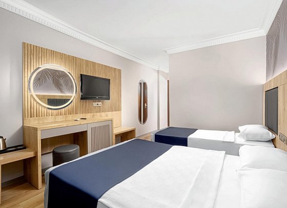 Caretta Beach Hotel - Wohnbeispiel Doppelzimmer (Zimmercodierungen DB1 & DC1)