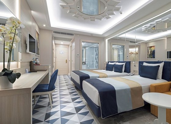 Granada Luxury Beach - Wohnbeispiel Doppelzimmer Landblick (Zimmercodierungen DBL & DCL)