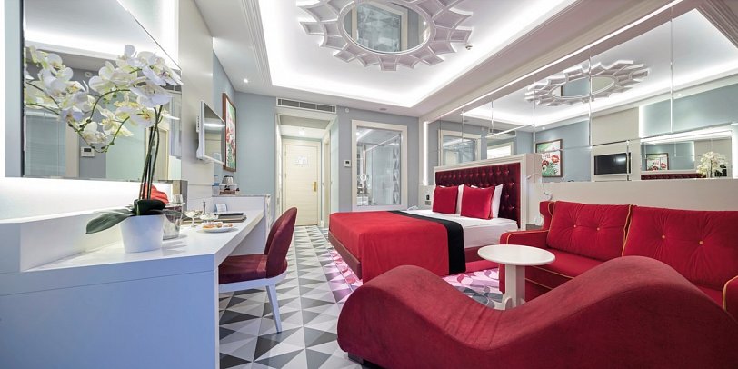 Granada Luxury Beach - Wohnbeispiel Doppelzimmer Love Landblick (Zimmercodierungen DB1 & DB2)