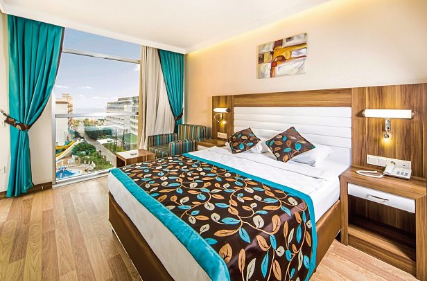 Dizalya Palm Garden - Wohnbeispiel Familienzimmer mit Verbindungstür (Zimmercodierung FV1)