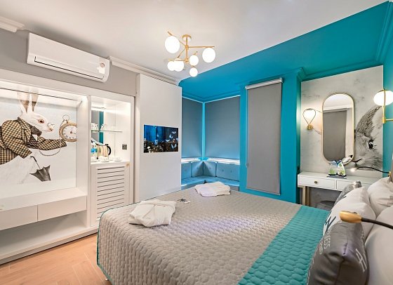 Quattro Family Club DEM Hotel - Wohnbeispiel Familienzimmer Lagune Rabbits Konzept (Zimmercodierungen FB5 & FB6)