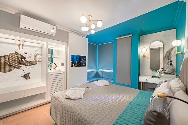 Quattro Family Club DEM Hotel - Wohnbeispiel Familienzimmer Lagune Rabbits Konzept (Zimmercodierungen FB5 & FB6)