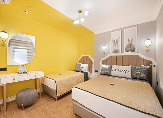 Quattro Family Club DEM Hotel - Wohnbeispiel Garten Familienzimmer Rabbits Konzept (Zimmercodierungen FB1 & FB2)