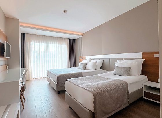 White City Resort - Wohnbeispiel Doppelzimmer seitl. Meerblick (Zimmercodierungen DBN, DCN & DBL)