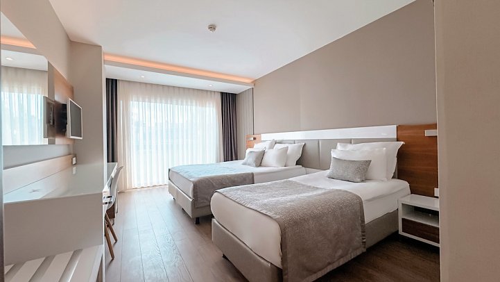 White City Resort - Wohnbeispiel Doppelzimmer seitl. Meerblick (Zimmercodierungen DBN, DCN & DBL)