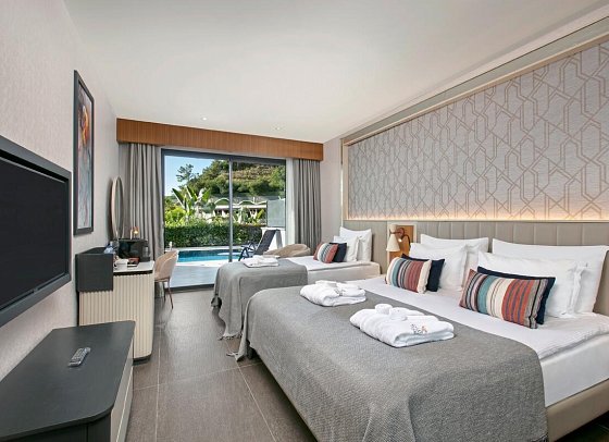 Mylome Luxury Hotel & Resort - Wohnbeispiel Doppelzimmer Superior Swim-Up (Zimmercodierung DSQ)