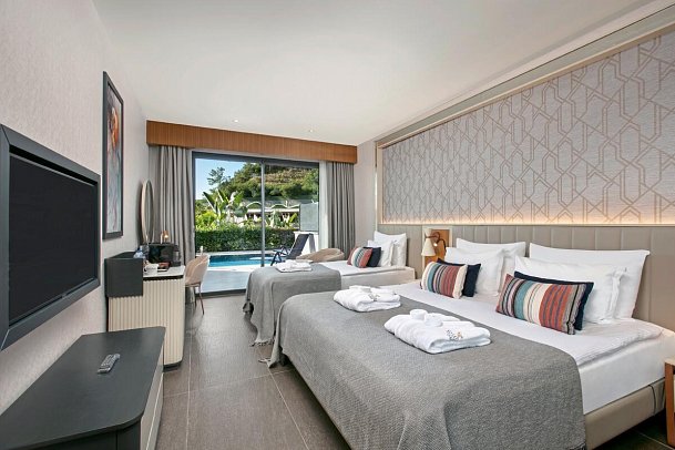 Mylome Luxury Hotel & Resort - Wohnbeispiel Doppelzimmer Superior Swim-Up (Zimmercodierung DSQ)