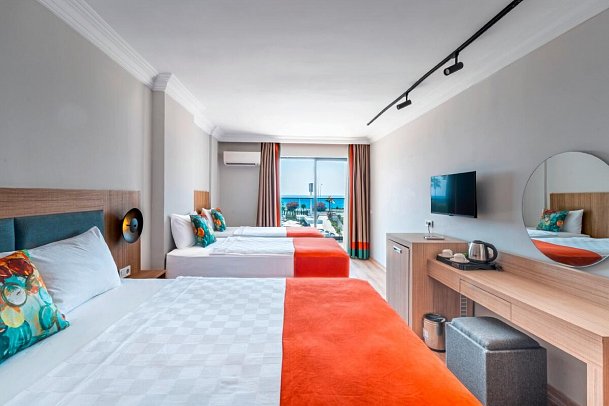 Nova Life Hotel - Wohnbeispiel Doppelzimmer Meerblick (Zimmercodierungen DBM & DCM)