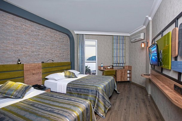 Monart City - Wohnbeispiel Doppelzimmer Superior seitl. Meerblick (Zimmercodierungen DSN & DCN)