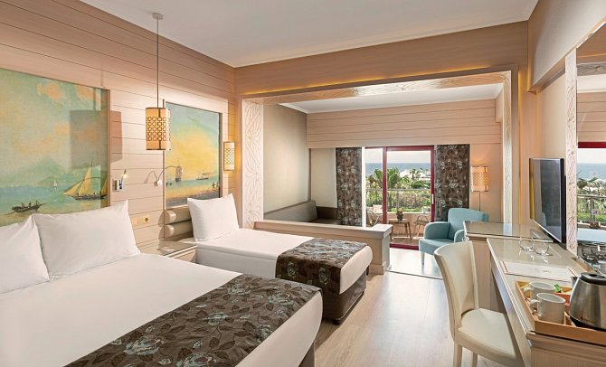 Kaya Belek - Wohnbeispiel Doppelzimmer Landblick (Zimmercodierungen DBL & DCL)