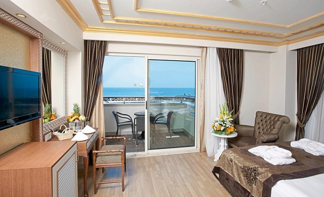 Diamond Excellence Resort & Spa - Wohnbeispiel Doppelzimmer Meerblick (Zimmercodierungen DBM & DCM)