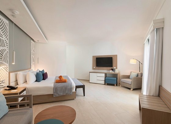 Wyndham Alltra Samaná - Wohnbeispiel Premium Juniorsuite Gardenview (Zimmercodierung JB1)