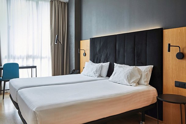 Silken Hotel Sant Gervasi - Wohnbeispiel Doppelzimmer Standard (Zimmercodierung DG1)