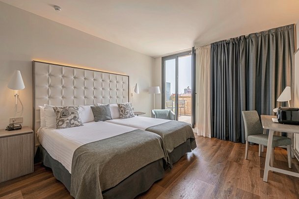 Gran Hotel Havana - Wohnbeispiel Doppelzimmer Außenterrasse (Zimmercodierungen DS1 & DX2)