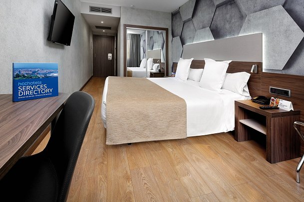 HCC Montblanc - Wohnbeispiel Doppelzimmer Standard (Zimmercodierung DG1)