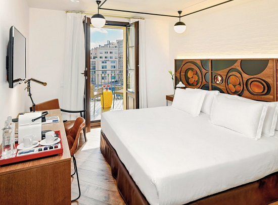 H10 Metropolitan - Wohnbeispiel Doppelzimmer Rambla Blick (Zimmercodierung DB1)