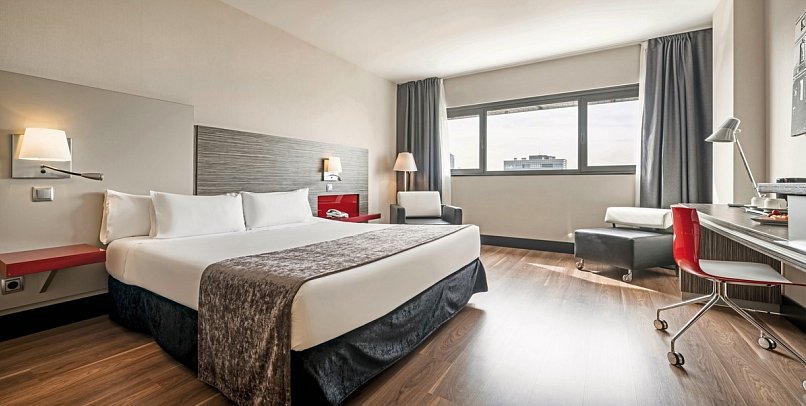 Ilunion Barcelona - Wohnbeispiel Doppelzimmer Standard (Zimmercodierung DG1)