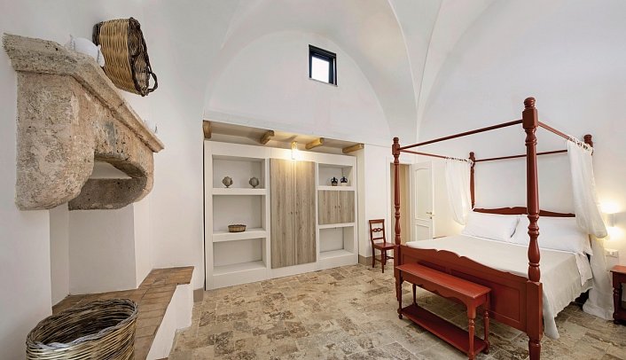 Masseria Fontanelle by Vivosa Apulia Resort - Wohnbeispiel Doppelzimmer Gartenblick (Zimmercodierung DG1)