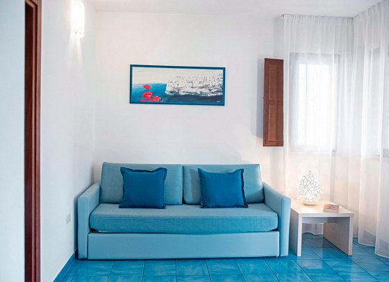 Pietrablu Resort & SPA - Wohnbeispiel Suite Deluxe (Zimmercodierung WD1)