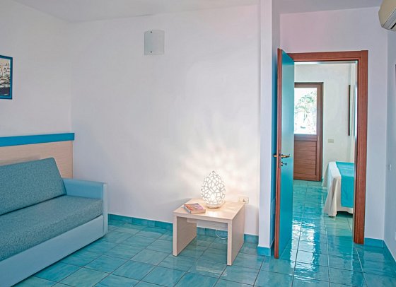 Pietrablu Resort & SPA - Wohnbeispiel Suite Deluxe (Zimmercodierung WD1)