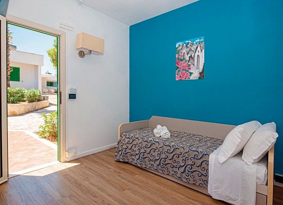 Porto Giardino - Wohnbeispiel Familienzimmer (Zimmercodierung FB1)
