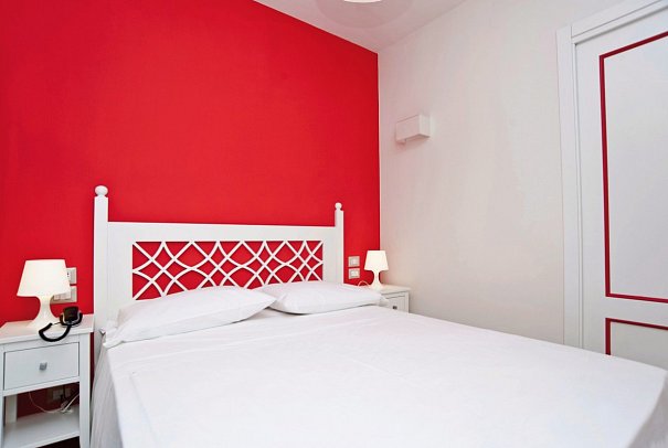 Hotel Residence Il Porto - Wohnbeispiel Apartment 1 Schlafzimmer Meerblick (Zimmercodierung A1M)