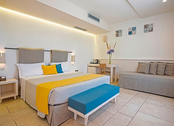 Relais Masseria Le Cesine - Wohnbeispiel Doppelzimmer Komfort (Zimmercodierung DF1)
