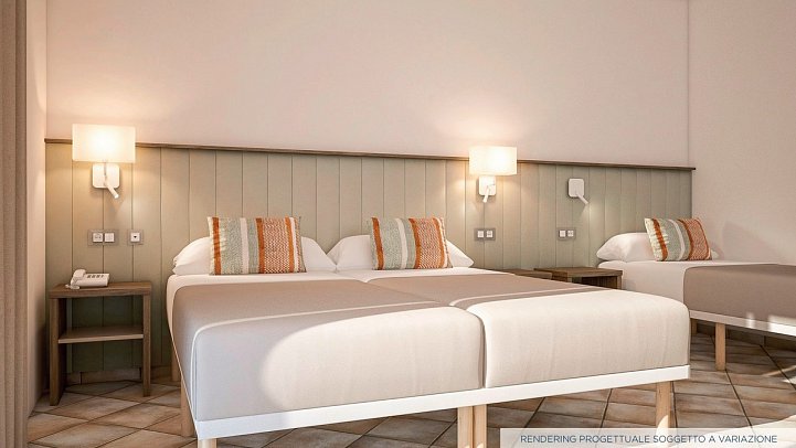 Torreserena Resort - Wohnbeispiel Doppelzimmer (Zimmercodierung DB1)