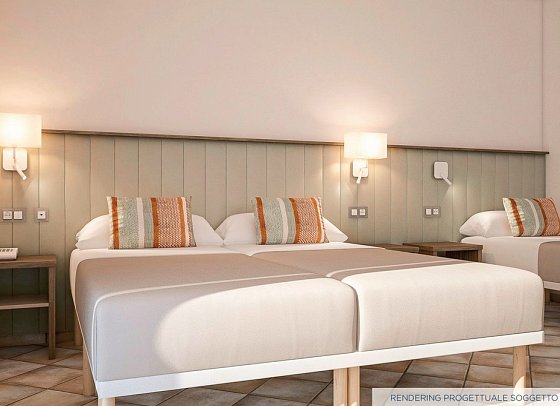 Torreserena Resort - Wohnbeispiel Doppelzimmer (Zimmercodierung DB1)