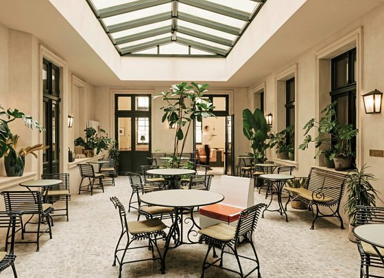 Hotel Château Royal - Wintergarten