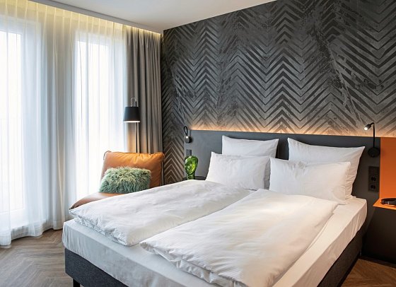 LOGINN Hotel Berlin Airport - Wohnbeispiel Doppelzimmer Superior (Zimmercodierungen DS1 & DS2)