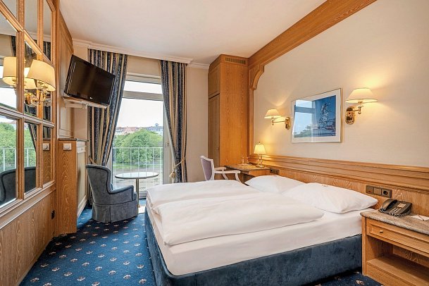 Hotel Seehof Berlin - Wohnbeispiel Doppelzimmer Standard (Zimmercodierung DG1)