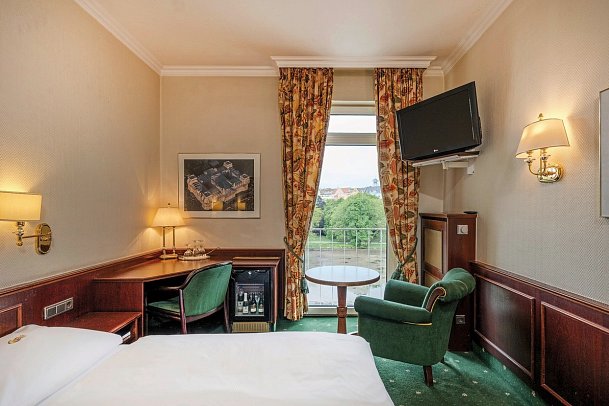 Hotel Seehof Berlin - Wohnbeispiel Doppelzimmer Standard (Zimmercodierung DG1)