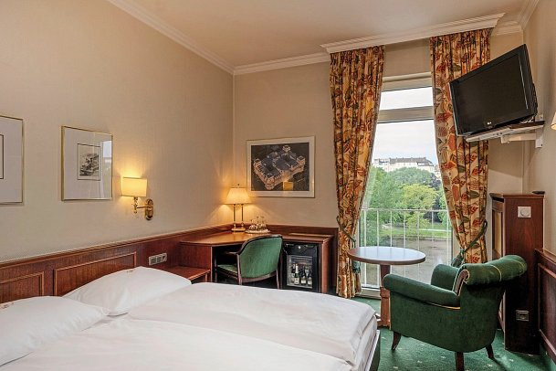 Hotel Seehof Berlin - Wohnbeispiel Doppelzimmer Standard (Zimmercodierung DG1)