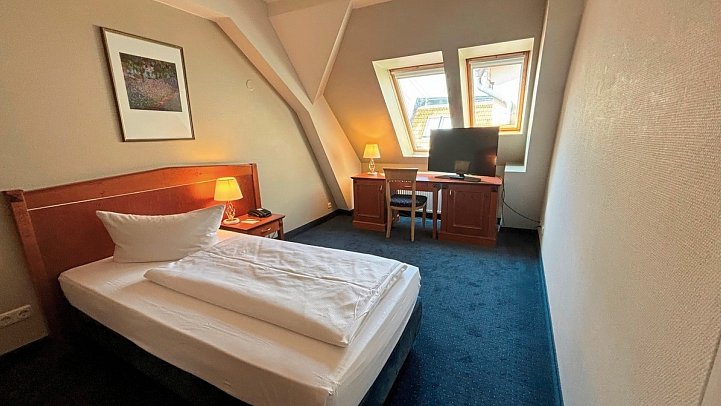 Wyndham Garden Berlin Mitte - Wohnbeispiel Einzelzimmer Standard (Zimmercodierung EB1)