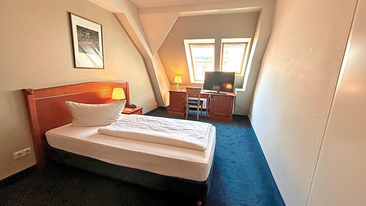 Wyndham Garden Berlin Mitte - Wohnbeispiel Einzelzimmer Standard (Zimmercodierung EB1)