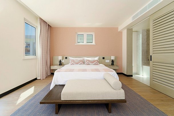 Wyndham Grand Barbados Sam Lord’s Castle All Inclusive Resort - Wohnbeispiel Ocean Suite 2 Balconies Outdoor Tub King (Zimmercodierung WBC)