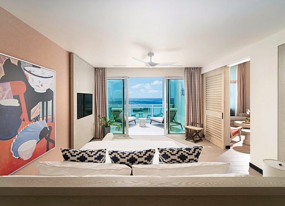 Wyndham Grand Barbados Sam Lord’s Castle All Inclusive Resort - Wohnbeispiel Terra Suite 2 Balconies King (Zimmercodierung WB1)