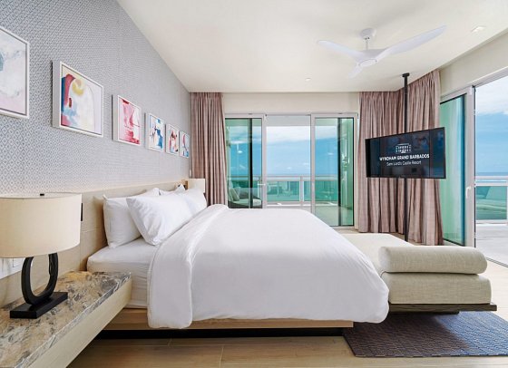 Wyndham Grand Barbados Sam Lord’s Castle All Inclusive Resort - Wohnbeispiel Ember Suite 2 Balconies King (Zimmercodierung WB2)