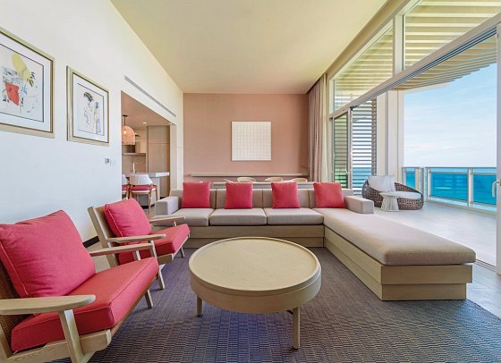 Wyndham Grand Barbados Sam Lord’s Castle All Inclusive Resort - Wohnbeispiel Ocean Suite 2 Balconies Outdoor Tub King (Zimmercodierung WBC)