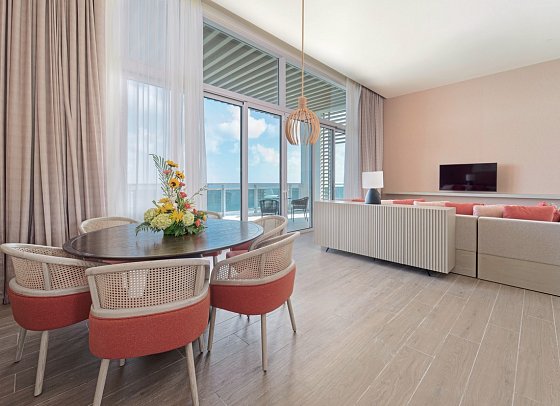 Wyndham Grand Barbados Sam Lord’s Castle All Inclusive Resort - Wohnbeispiel Ocean Suite 2 Balconies Outdoor Tub King (Zimmercodierung WBC)