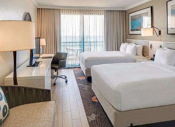 Hilton Barbados Resort - Wohnbeispiel Oceanview (Zimmercodierung U1M)