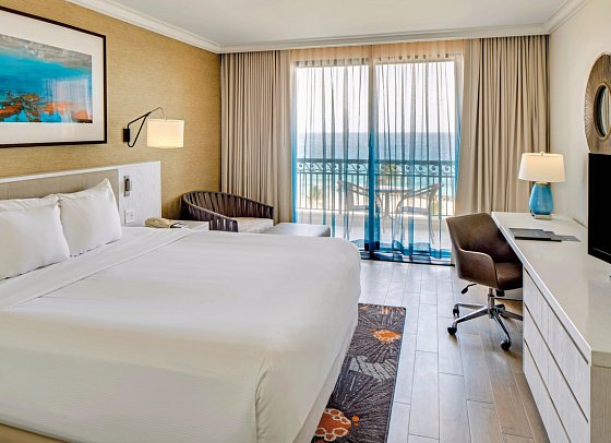 Hilton Barbados Resort - Wohnbeispiel Oceanview (Zimmercodierung U1M)