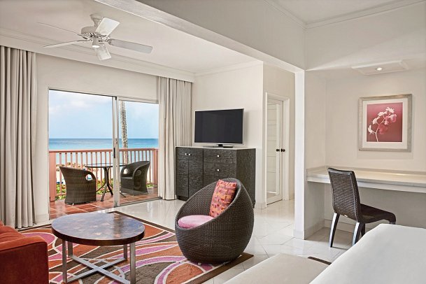 Crystal Cove, Barbados, A Tribute Portfolio All-Inclusive Resort - Wohnbeispiel Juniorsuite Oceanview (Zimmercodierung JBM)