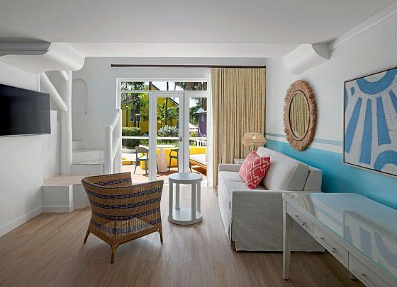 Crystal Cove, Barbados, A Tribute Portfolio All-Inclusive Resort - Wohnbeispiel Gardenview Duplex 1 Bedroom Suite King (Zimmercodierung U5G)